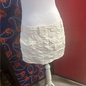 Abercrombie & Fitch White mini Skirt